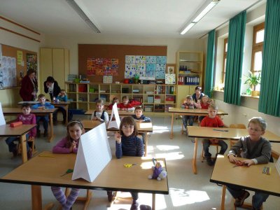 Foto zur Meldung: Schnupperunterricht in der Grundschule