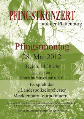 Foto zu Meldung: LANDESPOLIZEIORCHESTER MECKLENBURG VORPOMMERN mit „Egerländer-Besetzung“ auf der Plattenburg