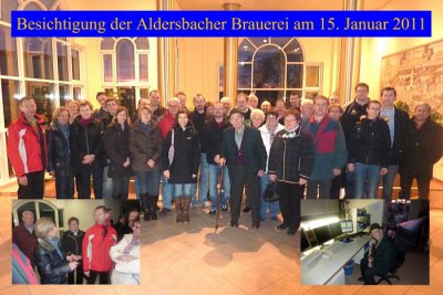 Foto zur Meldung: FFW Schönerting besichtigt Aldersbacher Brauerei