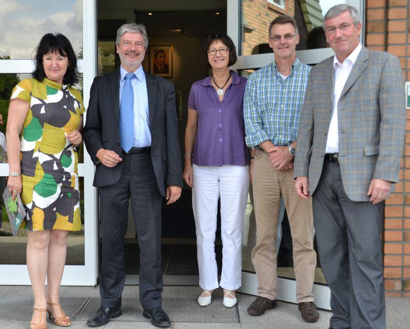 Nauen Der Designierte Innenminister Ralf Holzschuher Zu Besuch