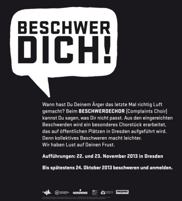 Foto zu Meldung: Beschwer Dich!