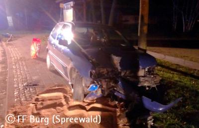 Einsatz Nr. 153/2013 - Verkehrsunfall in Burg
