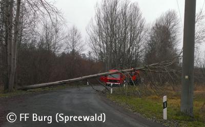 Einsatz Nr. 159/2013 - Sturmtief Xaver über dem Spreewald