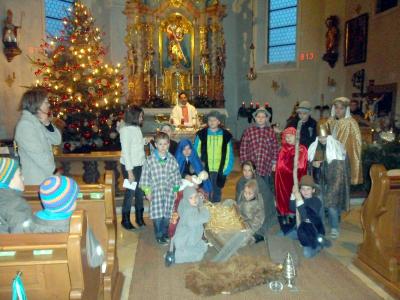 Foto zur Meldung: Kinderchristmette und Christmette in der Pfarrkiche St. Georg