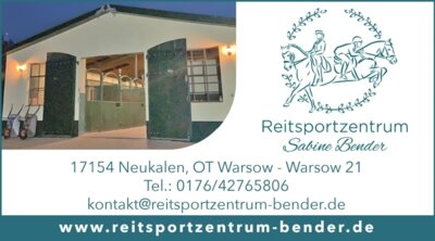 Foto zur Meldung: Reitsportzentrum Warsow der Peenestadt “Neukalen“