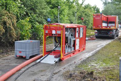 Übergabe Wasserfördersystem an die Freiwillige Feuerwehr Rosenheim