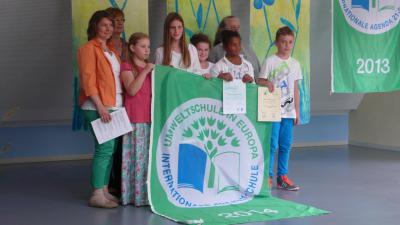 Foto zur Meldung: Titel 2014 "Umweltschule in Europa"
