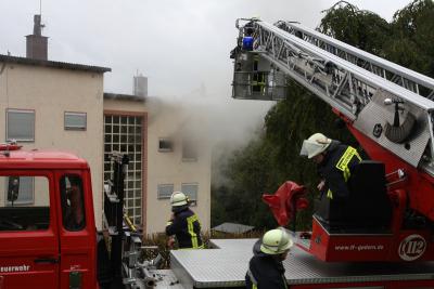 Foto zu Meldung: Feueralarm / Nachbarschaftshilfe - Einsatz 59/2014