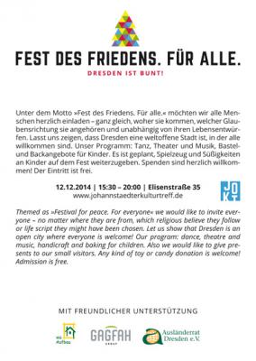 Foto zu Meldung: Fest des Friedens. Für alle.
