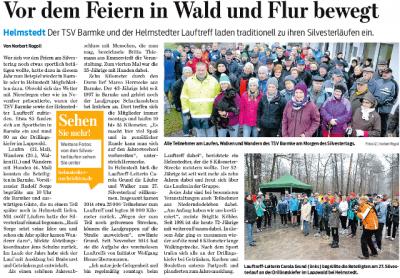 Quelle: Braunschweiger Zeitung, Helmstedter Nachrichten vom 02.01.2015 (Bild vergrößern)