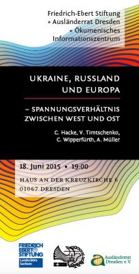 Foto zu Meldung: Ukraine, Russland und Europa - Spannungsverhältnis zwischen West und Ost
