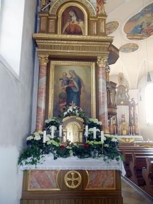 Foto zur Meldung: Letzte Maiandacht in der Pfarrkirche St. Georg