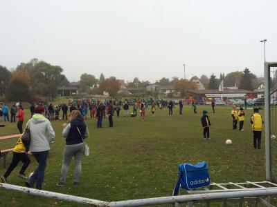 F-Junioren auf dem Sportplatz in Kanzach (Bild vergrößern)