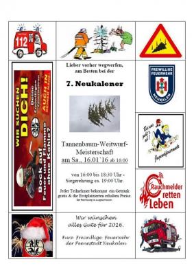 7.Tannenbaum-Weitwurf-Meisterschaft (Bild vergr&ouml;&szlig;ern)