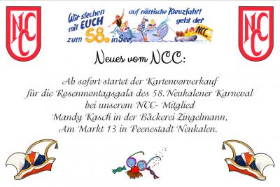Kartenvorverkauf  für die Rosenmontagsgala (Bild vergr&ouml;&szlig;ern)
