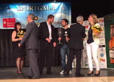 Foto zur Meldung: 3. Platz bei der Wahl zum Vogtland Sportler 2015