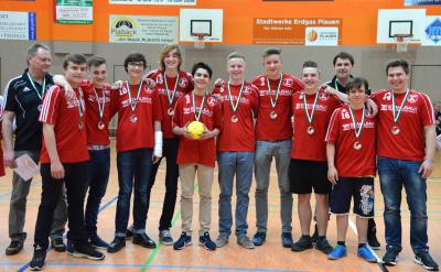 Foto zur Meldung: B-Jugend-Handballer feiern Vizemeisterschaft