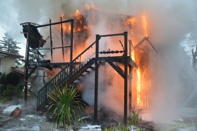 Wohnhausbrand in Egarten
