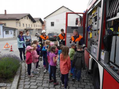 Kindergarten bei der Feuerwehr