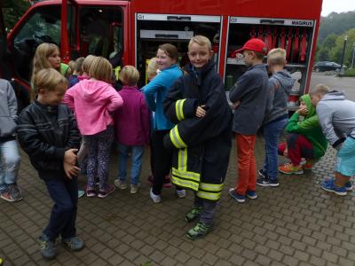 „Zauber und Heilkraft Feuerwehrprojekt an der Haineck-Schule Nazza