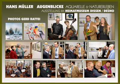 Ausstellung Aquarelle von Hans Müller