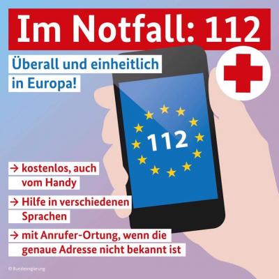 Foto zur Meldung: Europäischer Tag des Notrufs 112