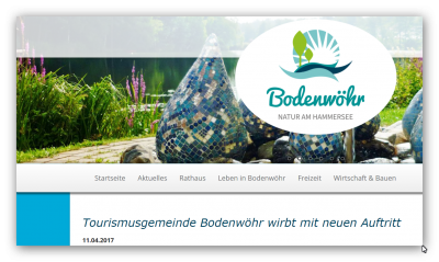 Foto zur Meldung: Gemeinde Bodenwöhr hat neues LOGO