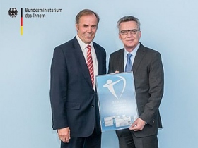 Foto zur Meldung: DSB-Präsident von Schönfels trifft Bundesinnenminister de Maizière