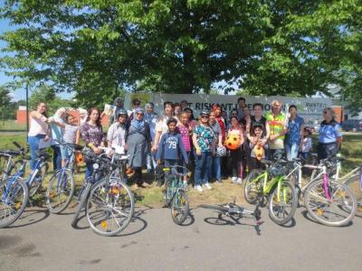 Foto zu Meldung: 6. Fahrradkurs für Migrantinnen - Ein großes Dankeschön
