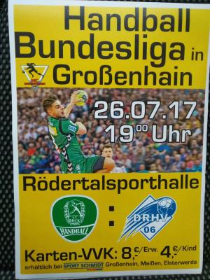 Handball-Bundesliga am 26.07. in Großenhain (Bild vergrößern)