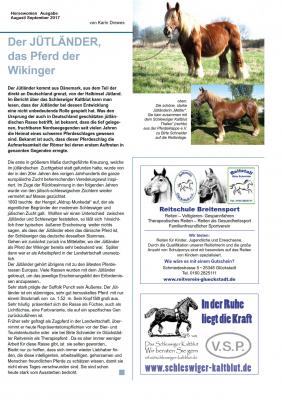 Der Jütländer, das Pferd der Wikinger