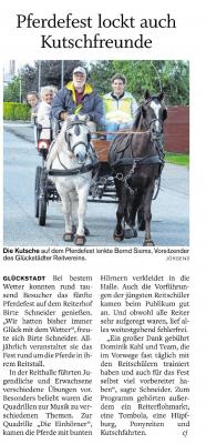 Foto zur Meldung: Pferdefest lockt auch Kutschfreunde