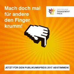 Alle sind eingeladen: Jetzt über Deutschen Engagementpreis abstimmen!