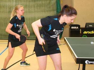 Das Doppel Anja Pohl und Laura Hofmann war gegen Riestedt mit 3:0 erfolgreich.