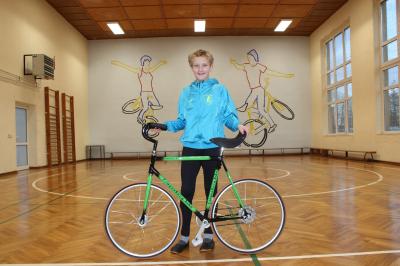 Foto zu Meldung: VfH Dahnsdorf: Neues Kunstrad für Dahnsdorfer Kunstradfahrer