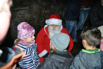 Auch der Weihnachtsmann war zu Gast auf der Burg zu Grabow