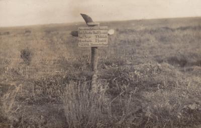 Grabstelle des Wilhelm Kronfeldt 1918