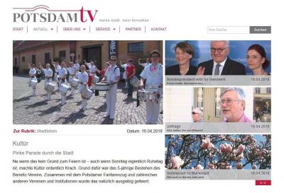 Potsdam TV berichtet über Kultür Geburtstag
