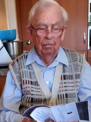 Foto zur Meldung: Unser langjähriges Mitglied Herbert Bergmann feiert  95. Geburtstag