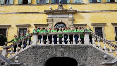 Gruppenbild der Gymnastikfahrt im österreichischen Salzburg (Bild vergrößern)