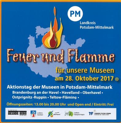 Feur und Flamme für unsere Museen - im Agrarflugmuseum Kyritz und im Klosterviertel Kyritz