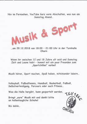 2. Auflage "Sport & Musik"