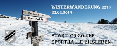 Foto: Wir freuen uns auf viele Teilnehmer ! Foto zur Meldung: Meldet euch für unsere Winterwanderung 2019