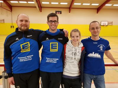 Neuer Vorstand von links Michael, Arne, Anne, Sebastian (es fehlen: Janine (Zonki), Janko)