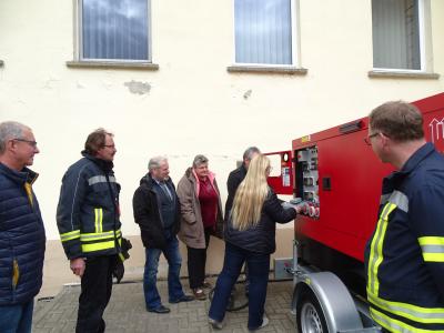 Ein Notstromaggegat für die Freiwillige Feuerwehr Kyritz