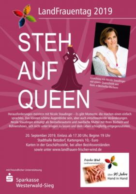 Foto zur Meldung: STEH AUF QUEEN - SAVE THE DATE Foto zur Meldung: STEH AUF QUEEN - SAVE THE DATE