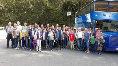 Foto zur Meldung: Vereinsausflug 2019 der KuSV-Moosbach und KuRV-Prackenbach