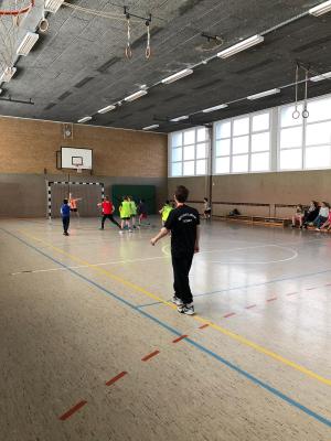 Über 100 Schülerinnen und Schüler bei Ölsburger Kinderhandballtag (Bild vergrößern)