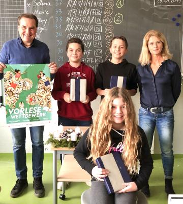 Foto zur Meldung: Mittelschule Elchingen ermittelt besten Vorleser 2019