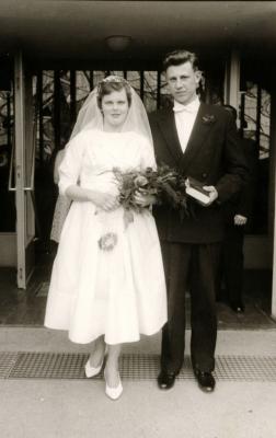 Hochzeit von Inge und Harald Saggau 25. März 1960
